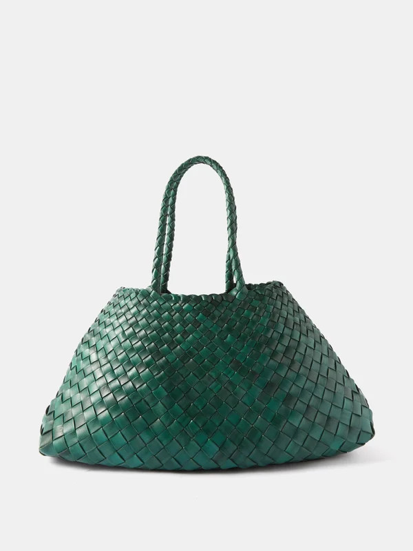 Santa Croce large woven-leather basket bag | Dragon Diffusion | Matches (UK)