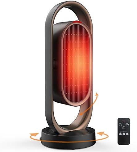 Space Heater for Home &Office - Ceramic Quiet Tower Heater 1 Seconds Heat Up Portable Small Perso... | Amazon (US)