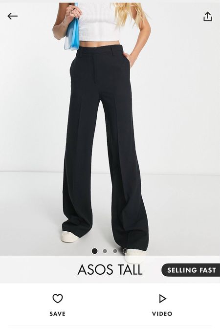Asos tall trousers! I wear a size 8 and I’m 5ft 9! Have also linked them in the non tall version and some alternatives in case they’re sold out 

#LTKfindsunder50 #LTKCyberWeek #LTKGiftGuide