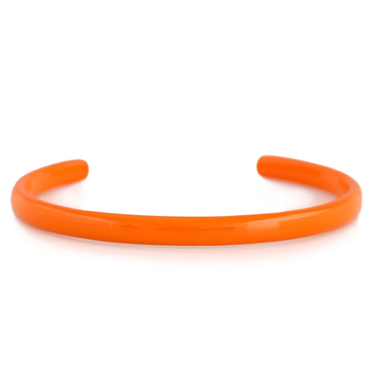 Color Palette Enamel Cuff Bracelet Bright Orange | Wolf & Badger (US)