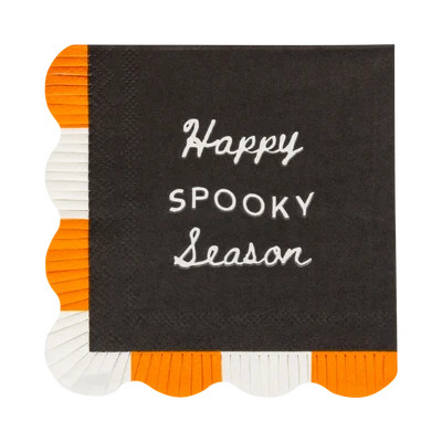 Happy Spooky Season Fringed Napkin | My Mind's Eye