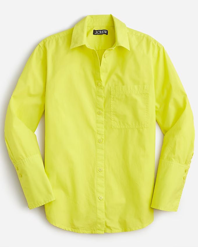 Garçon shirt in garment-dyed cotton poplin | J.Crew US