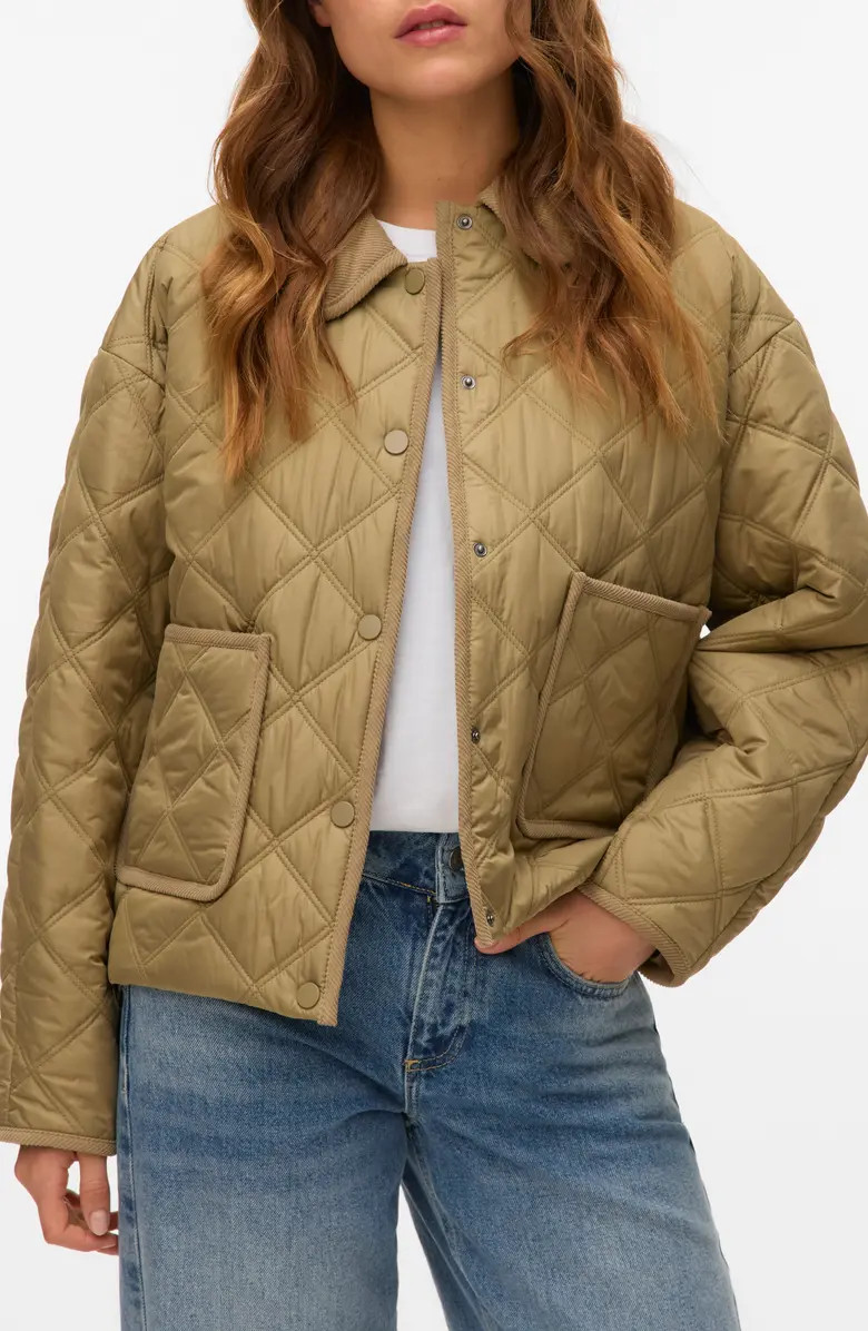 VERO MODA Minnesota Quilted Short Jacket | Nordstromrack | Nordstrom Rack