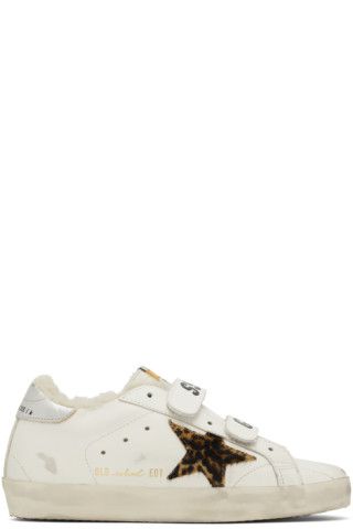 Golden Goose - White Old Skool Sneakers | SSENSE