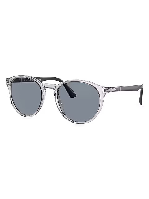 Persol 52MM Round Sunglasses | Saks Fifth Avenue