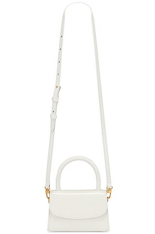 BY FAR Mini Bag in White | FWRD | FWRD 