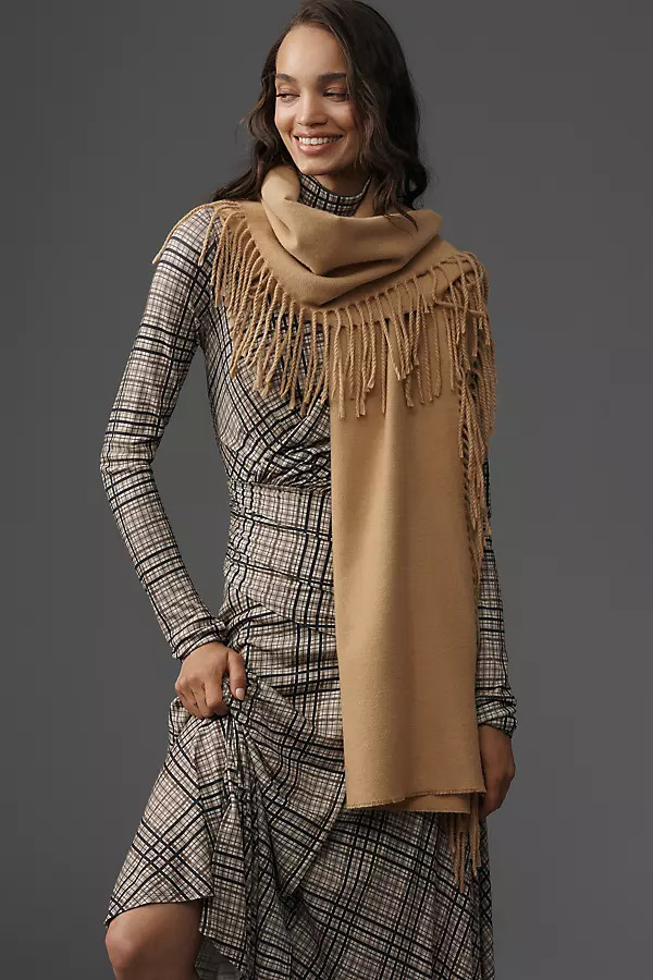 Brushed Fringe Scarf | Anthropologie (US)