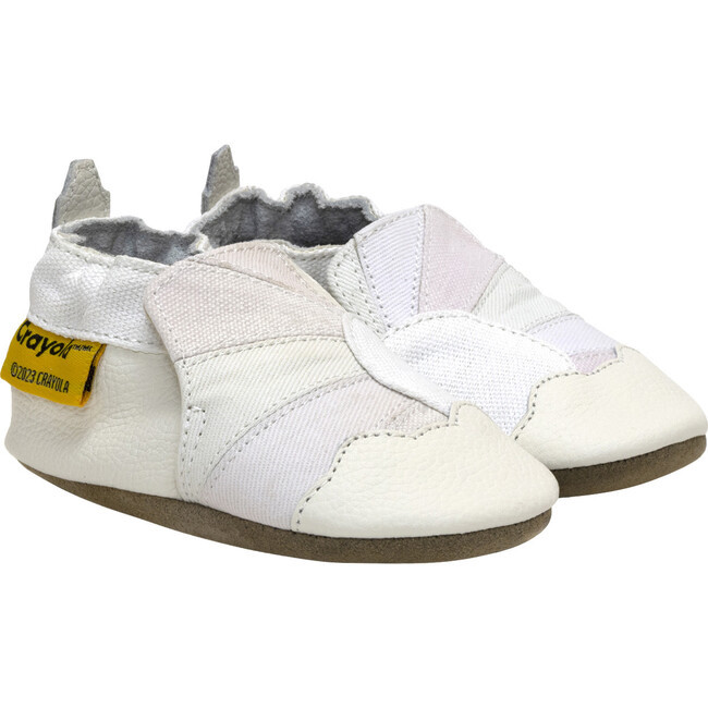 Robeez | Hello Sunshine Crib Shoes (White, Size 0-6M) | Maisonette | Maisonette