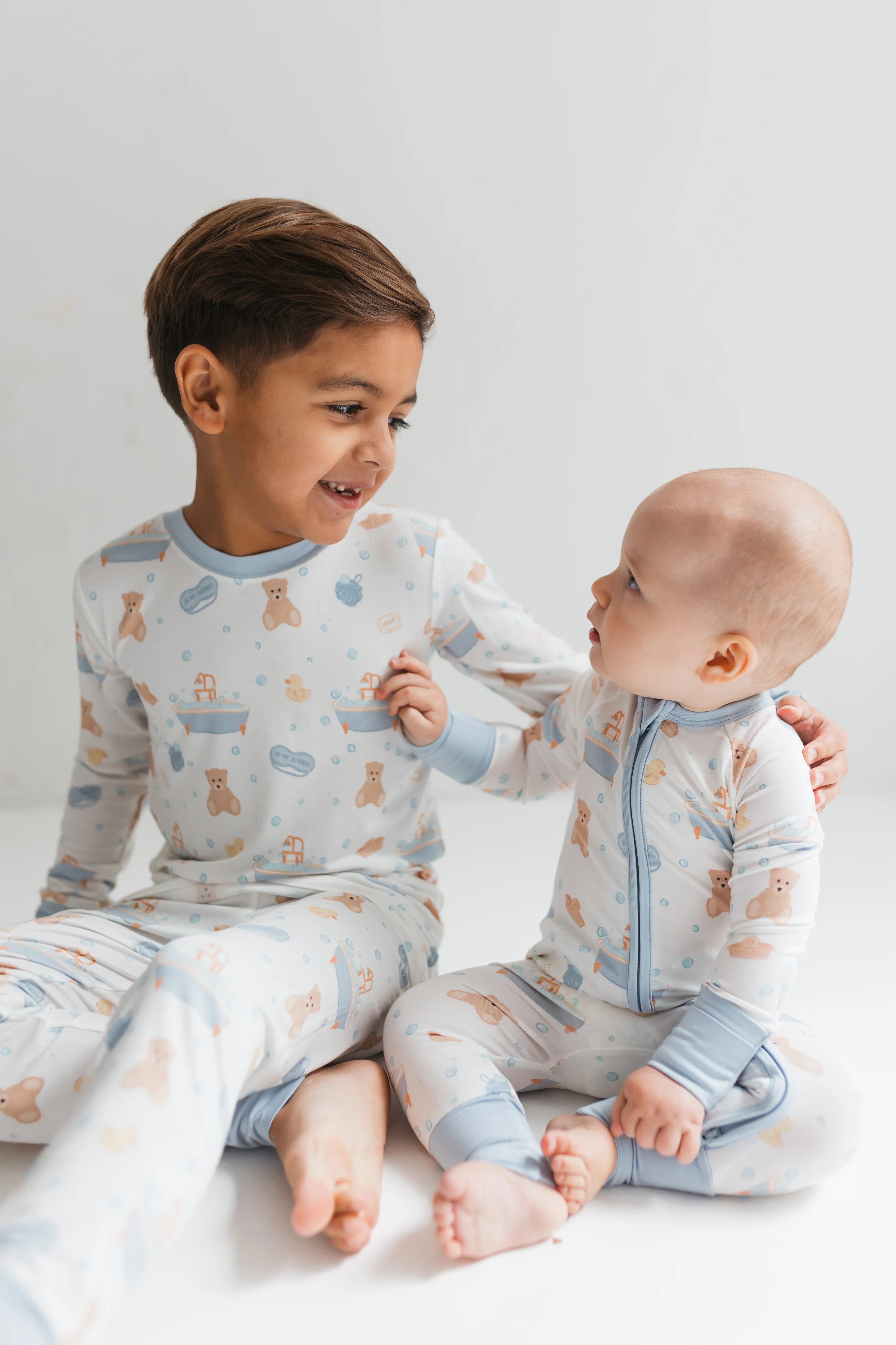 Blue Bath Time Two Piece Set | In My Jammers