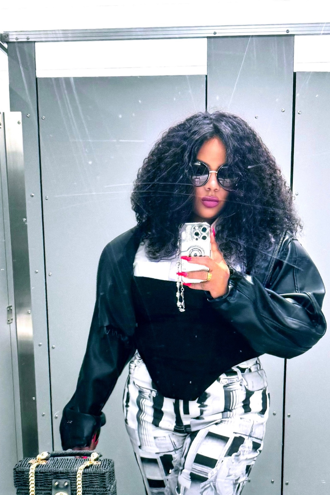 Black and white outfits never fail. Wore this to a movie premiere date with hubby! 

Jeans are from fashion nova. 

#LTKFindsUnder50 #LTKStyleTip #LTKOver40