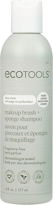 Ecotools Makeup Brush Cleaner Cleansing Shampoo, 6 oz | Amazon (US)