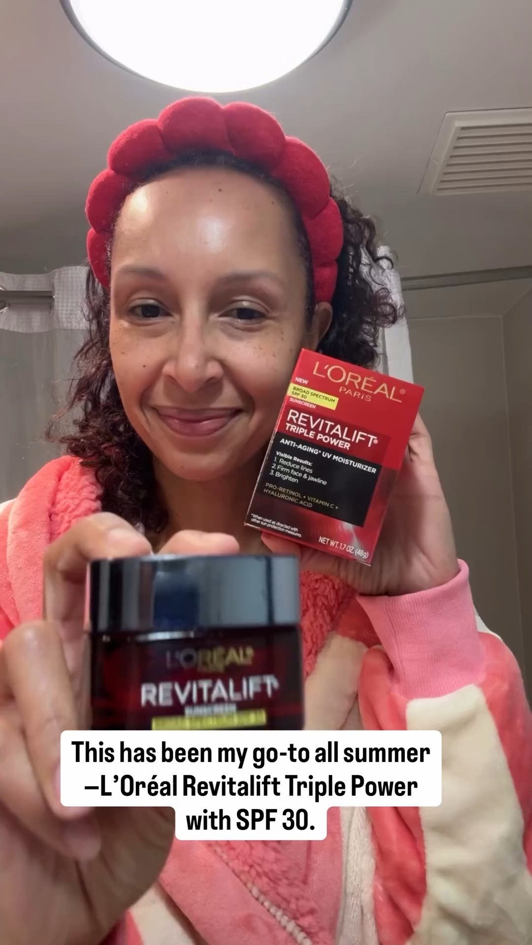 Thank you @lorealparis for letting me try the new Revitalift Triple Power SPF 30 

As a busy mom, I don’t always have time for a long skincare routine, so I love that this moisturizer hydrates, smooths, firms, brightens and gives me sun protection in one step.

Because let’s be real… some mornings, just getting out the door is a win 😅 Moms, how do you keep your skincare simple but effective?

#LorealTriplePower #Skincare #Revitalift #HardWorking

#LTKOver40 #LTKFindsUnder50 #LTKBeauty