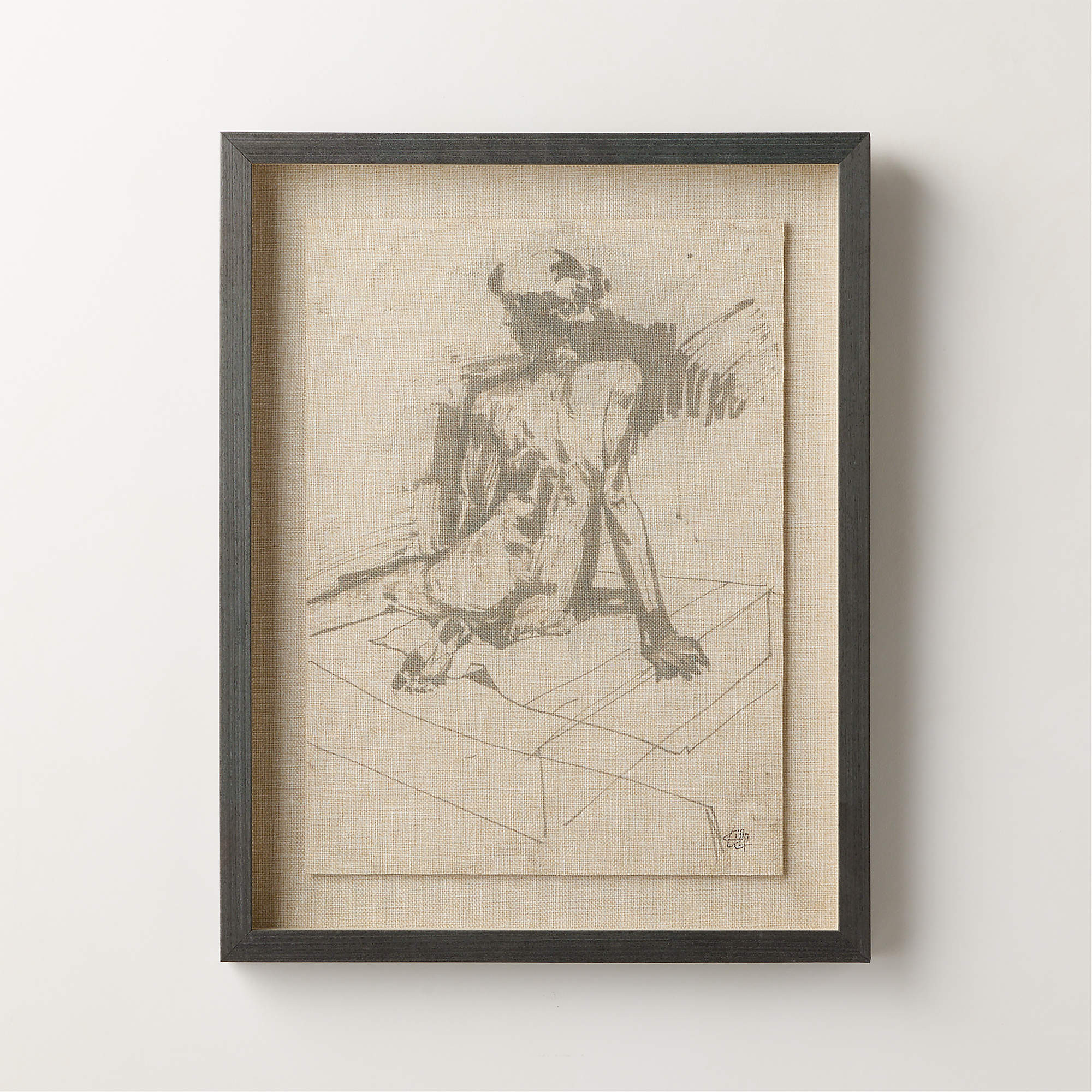 'Demoiselle' Framed Wall Art 20"x25.5" | CB2 | CB2
