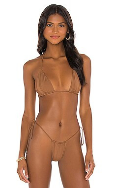 Riot Swim Bixi Bikini Top in Brown Sugar from Revolve.com | Revolve Clothing (Global)