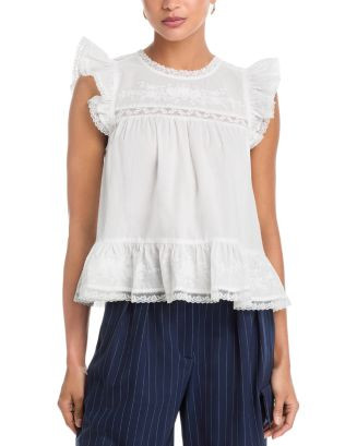 Ditsy Sweet Embroidered Top - Exclusive | Bloomingdale's (US)