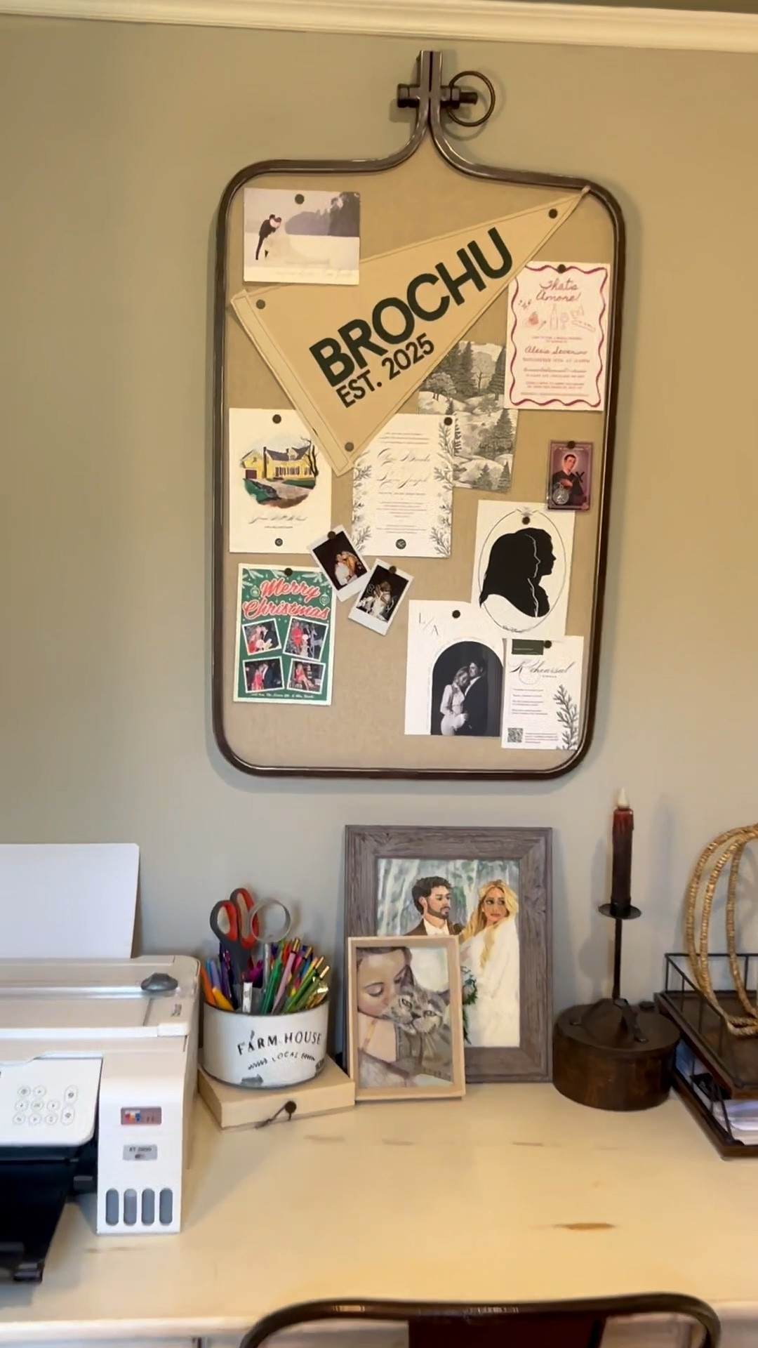 I’ve been searching for a way to display our wedding stationary & little fridge mementos in an aesthetic way, and found the best inspo from @Sophia Lee on TikTok! 🥰📌

#LTKWedding #LTKHome