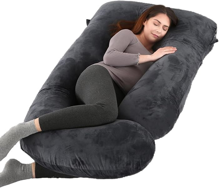 U Shape Pregnancy Pillow - Full Body Maternity Pillow for Sleeping | Amazon (US)