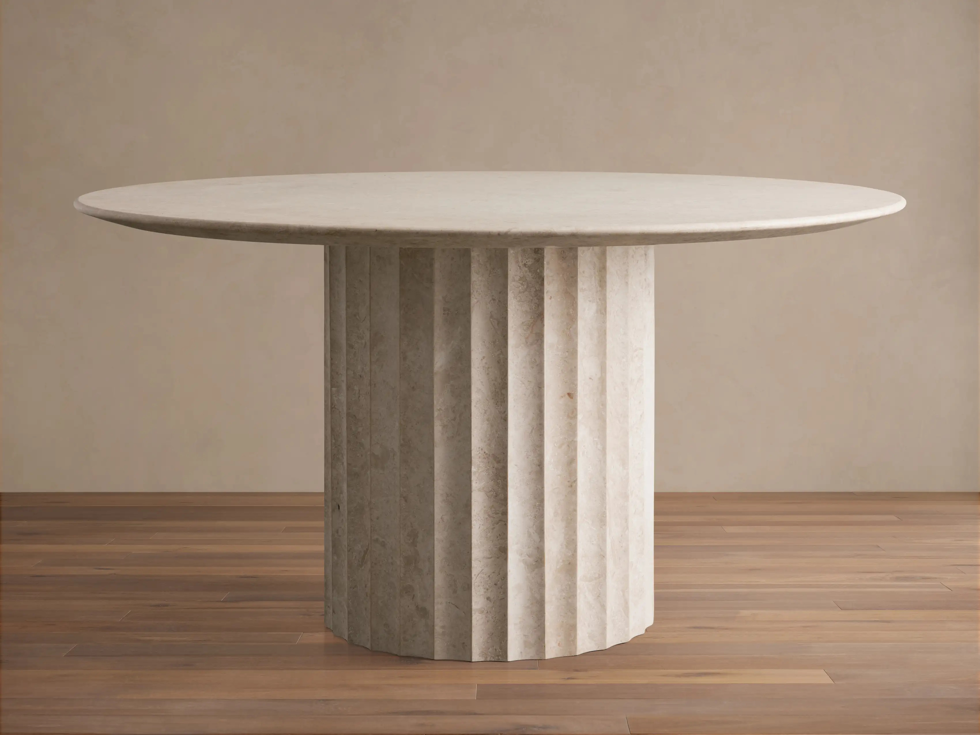 Danae Round Stone Dining Table | Arhaus