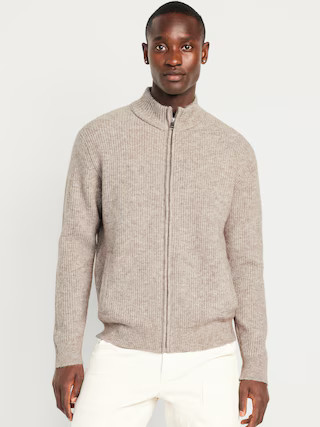 Shaker Stitch Zip Sweater | Old Navy (US)