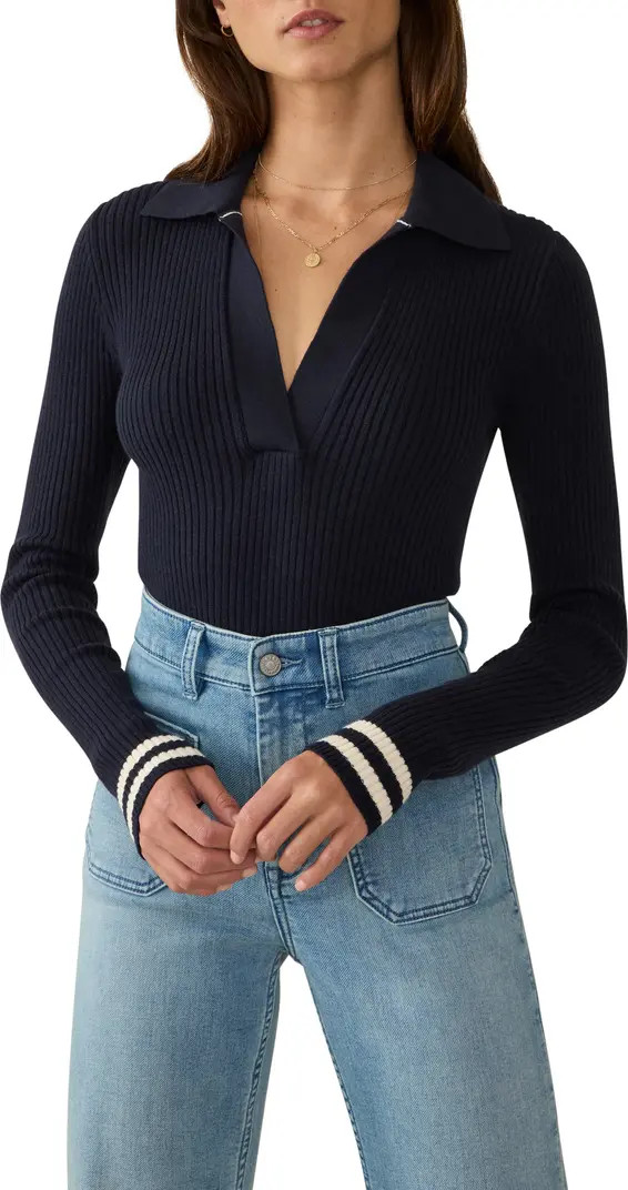 Shiloh Organic Cotton & Cashmere Polo Sweater | Nordstrom Rack