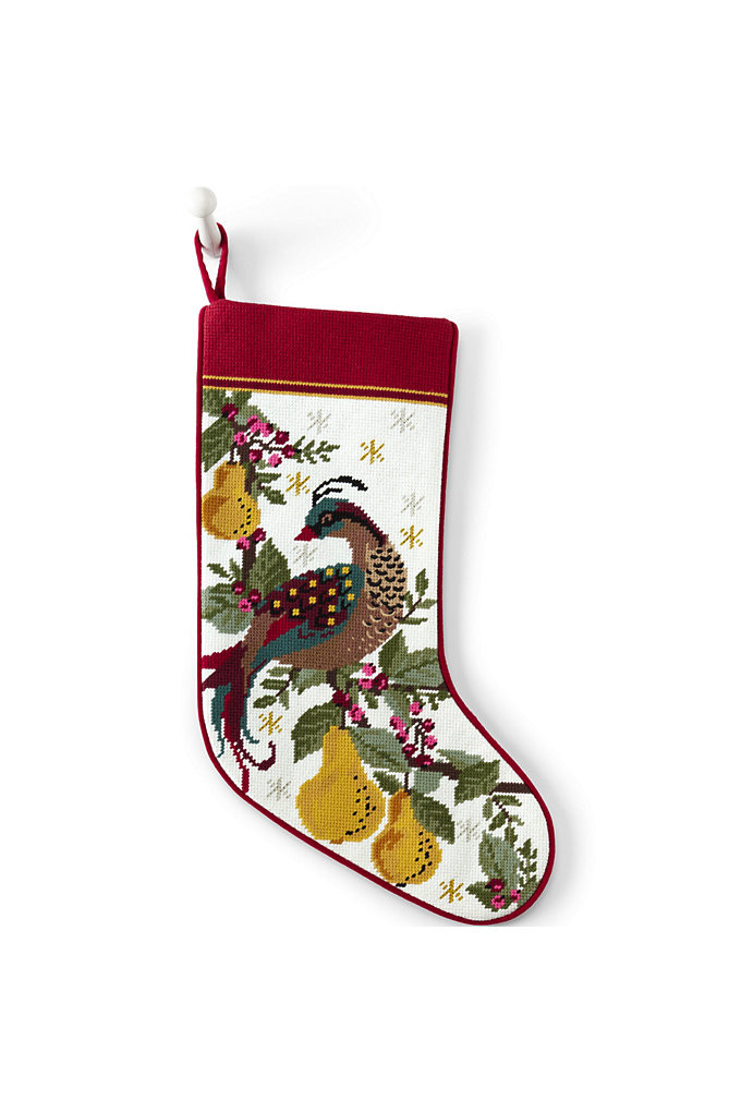 Needlepoint Personalized Christmas Stocking - Lands' End | Lands' End (US)