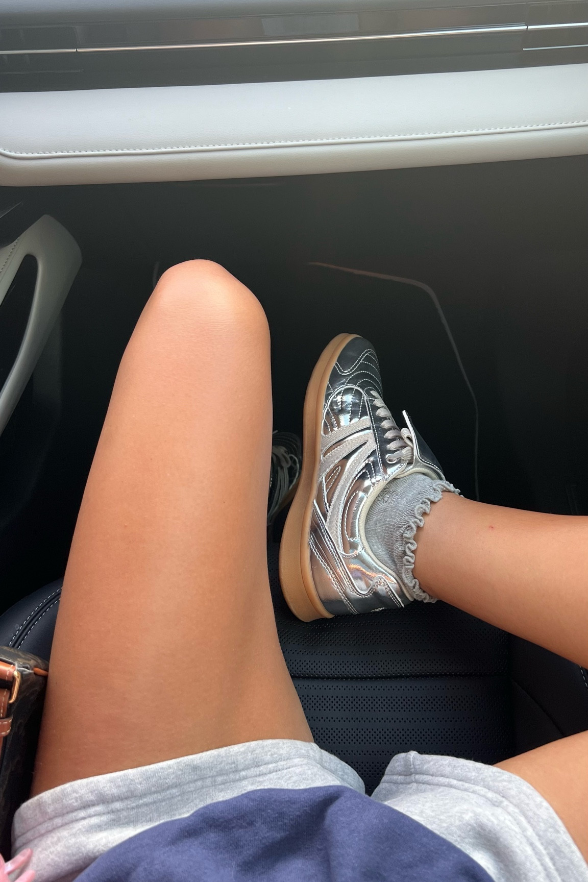 silver sneakers $60 

#LTKBacktoSchool #LTKFindsUnder100