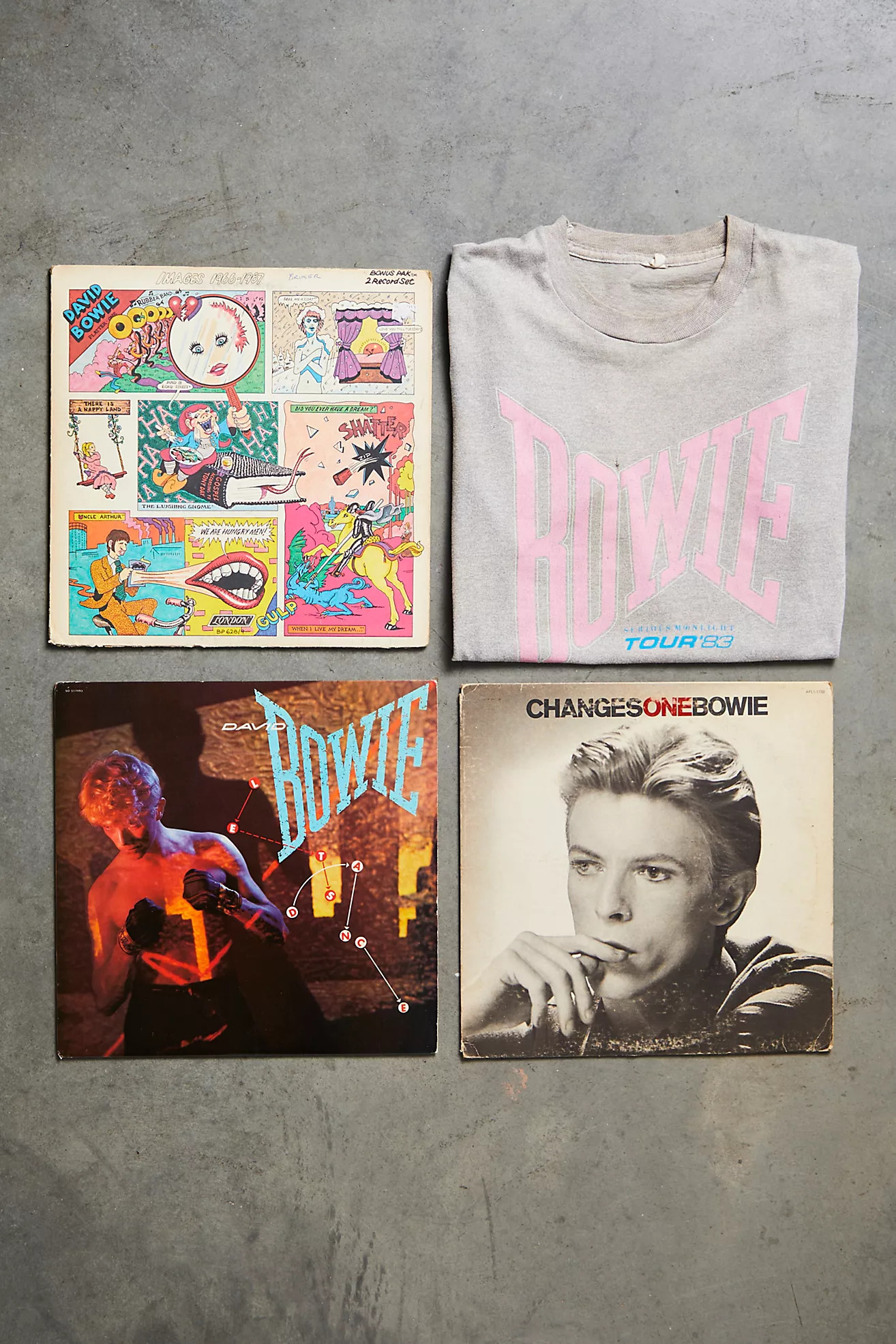 FP Vintage David Bowie Keepsake Record Bundle | Free People (Global - UK&FR Excluded)