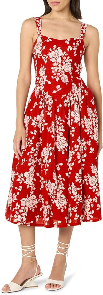 The Drop Women's Balu Feminine Shaped Waist Midi Dress | Amazon (US)