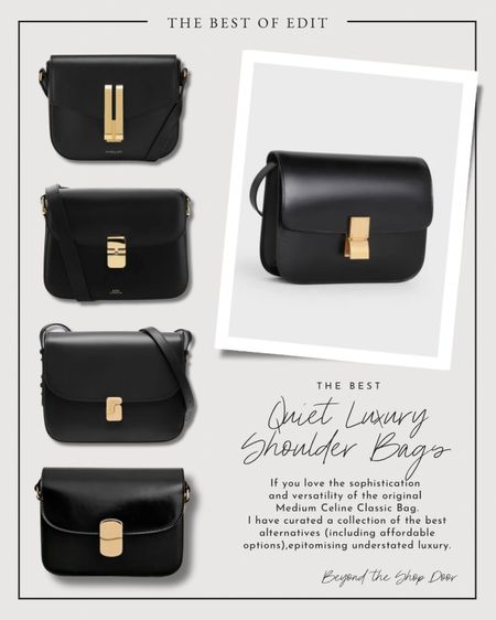 The Best Quiet Luxury Shoulder Bags

If you love the sophistication and versatility of the original Celine Classic Bag.

I have curated a collection of the best alternatives (including affordable options), epitomising understated luxury.


#LTKstyletip #LTKitbag #LTKover40