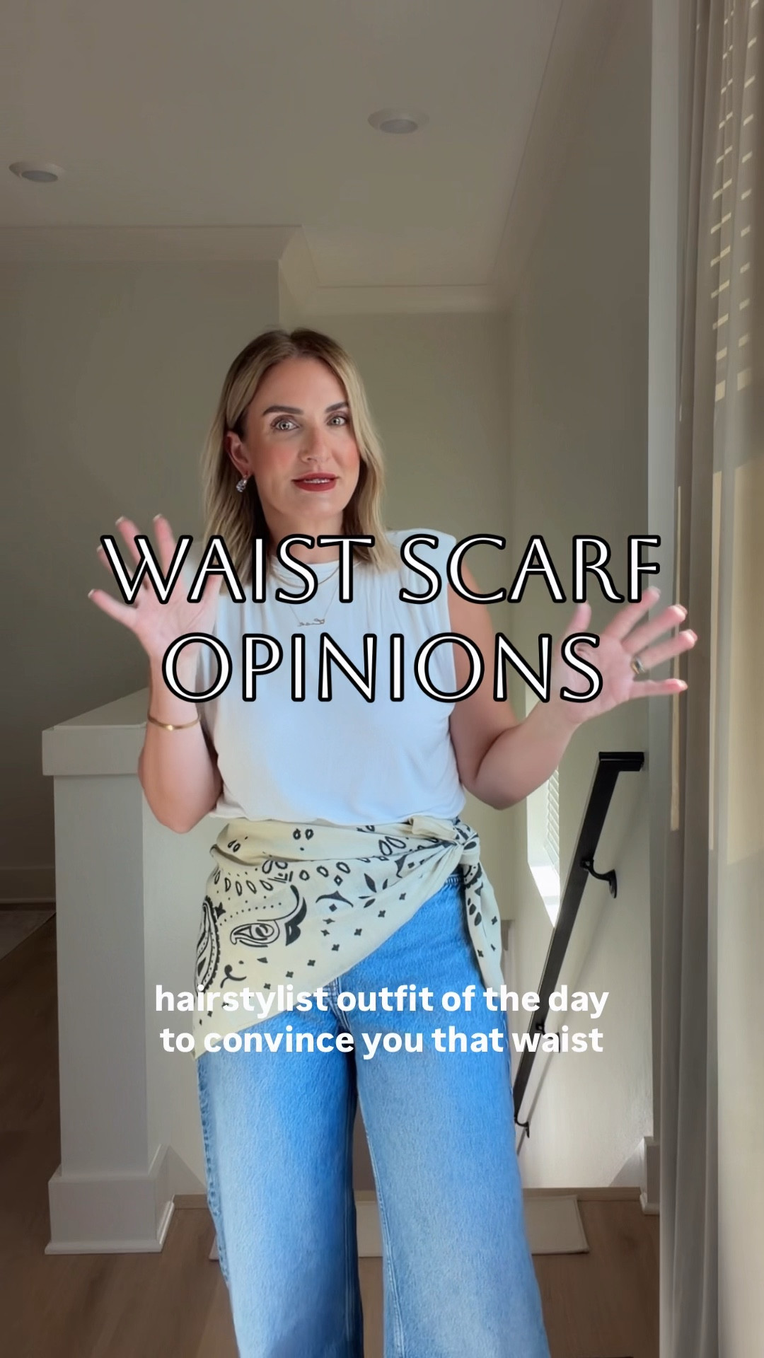 Are you team waist scarf?! Or do you hate it?! If you like the look and want to try a more budget-friendly option to the viral, pricey ones, this one is for you!

#LTKOver40 #LTKootd #LTKstorytime
