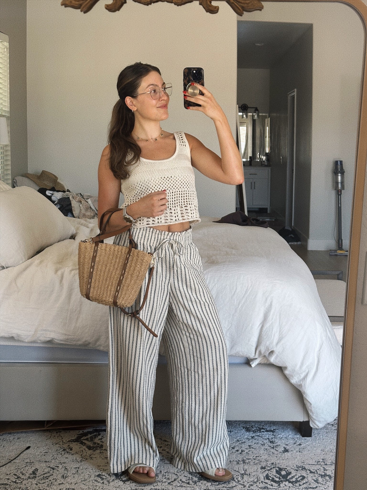 Summer lounge wear, linen striped pants

#LTKSummerEdit #LTKSeasonal #LTKFindsUnder50