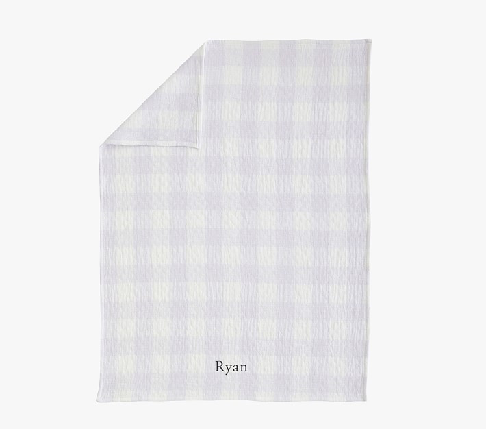 Buffalo Check Organic Muslin Baby Blanket | Pottery Barn Kids