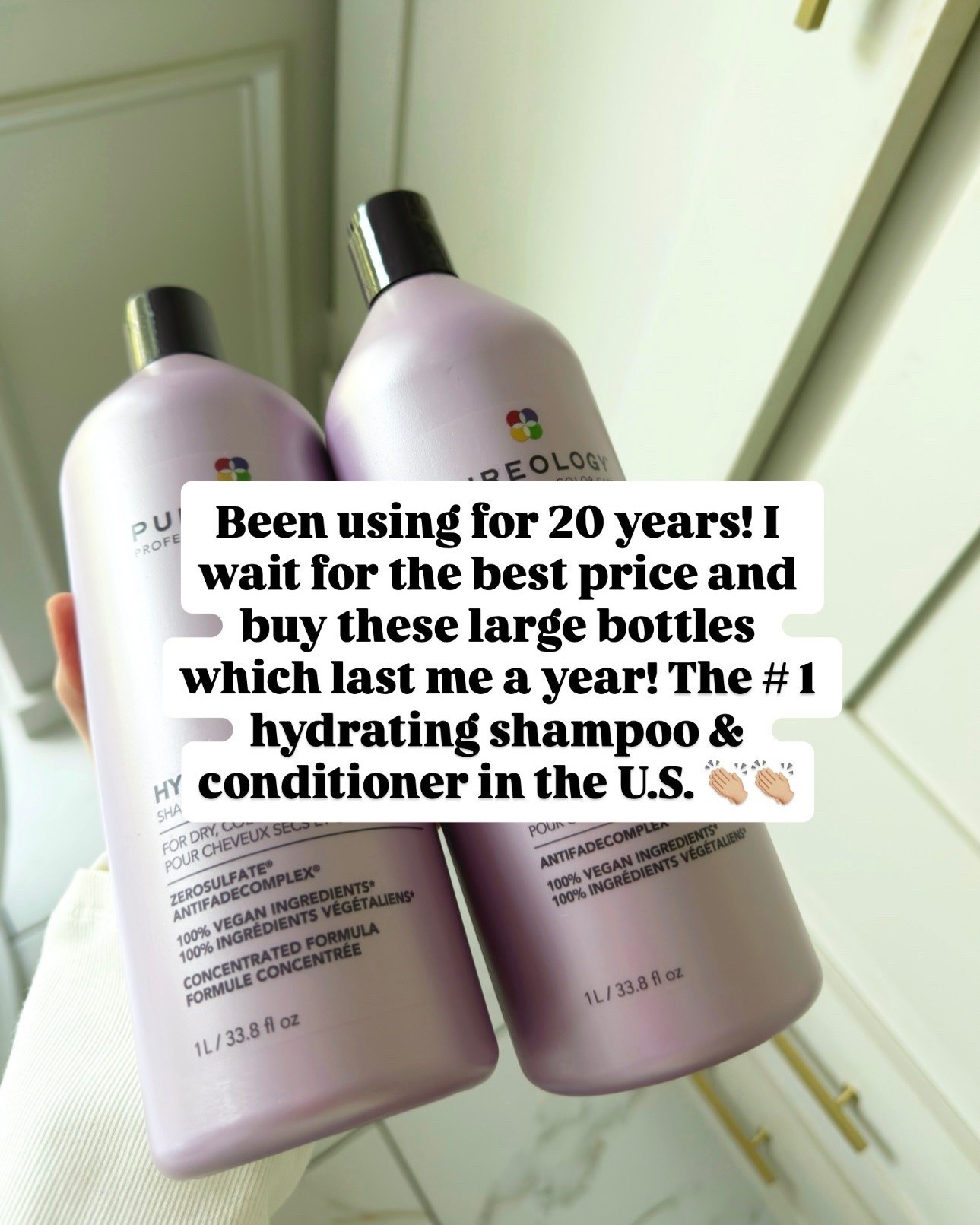 Favorite shampoo and conditioner Pureology

#LTKOver40 #LTKBeauty
