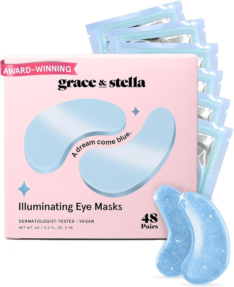 grace & stella Award Winning Under Eye Mask Reduce Dark Circles, Puffy Eyes, Undereye Bags, Wrink... | Amazon (US)