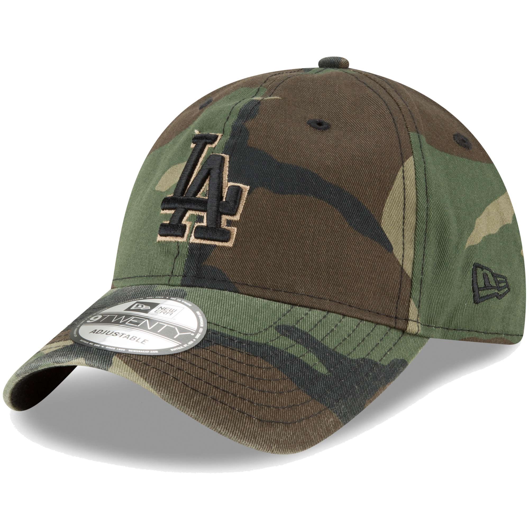 Los Angeles Dodgers New Era Core Classic Twill 9TWENTY Adjustable Hat - Camo | Fanatics.com