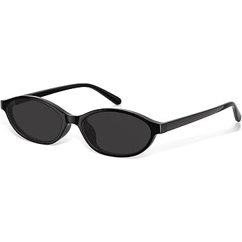 Sunglasses Womens Retro Oval Sunglasses for Women - Cat Eye 90s Glasses Y2K UV400 Lightweight Nar... | Amazon (US)