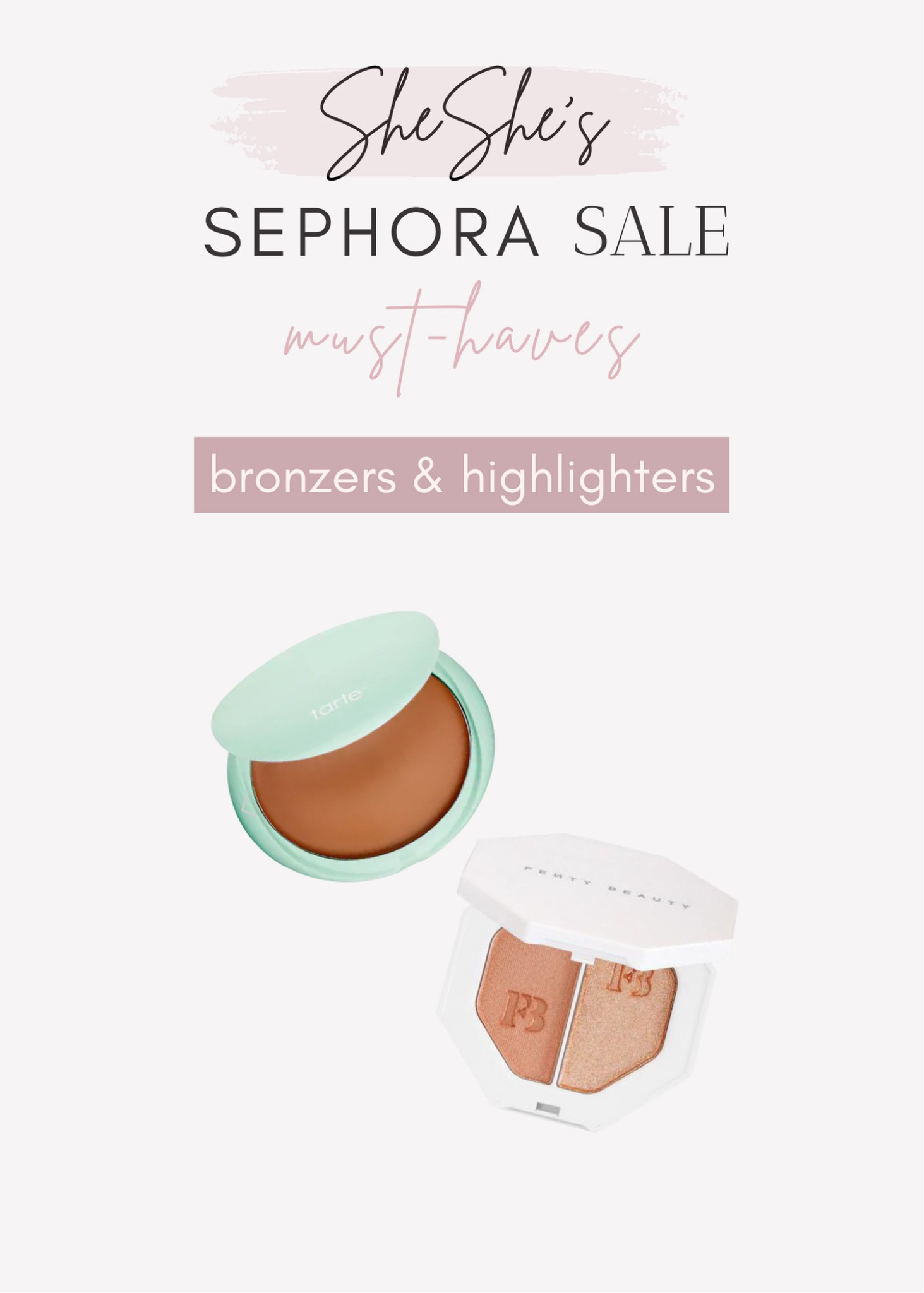 Cream bronzers, and brush. Sephora sale is on for VIB and insiders. 30% off Sephora brands 
Rouge 20% off
VIB 15% off
Insiders 10% off 
Ends Monday night April 24th. Time to stock up, replenish and try new products. 

#LTKunder50 #LTKBeautySale #LTKbeauty