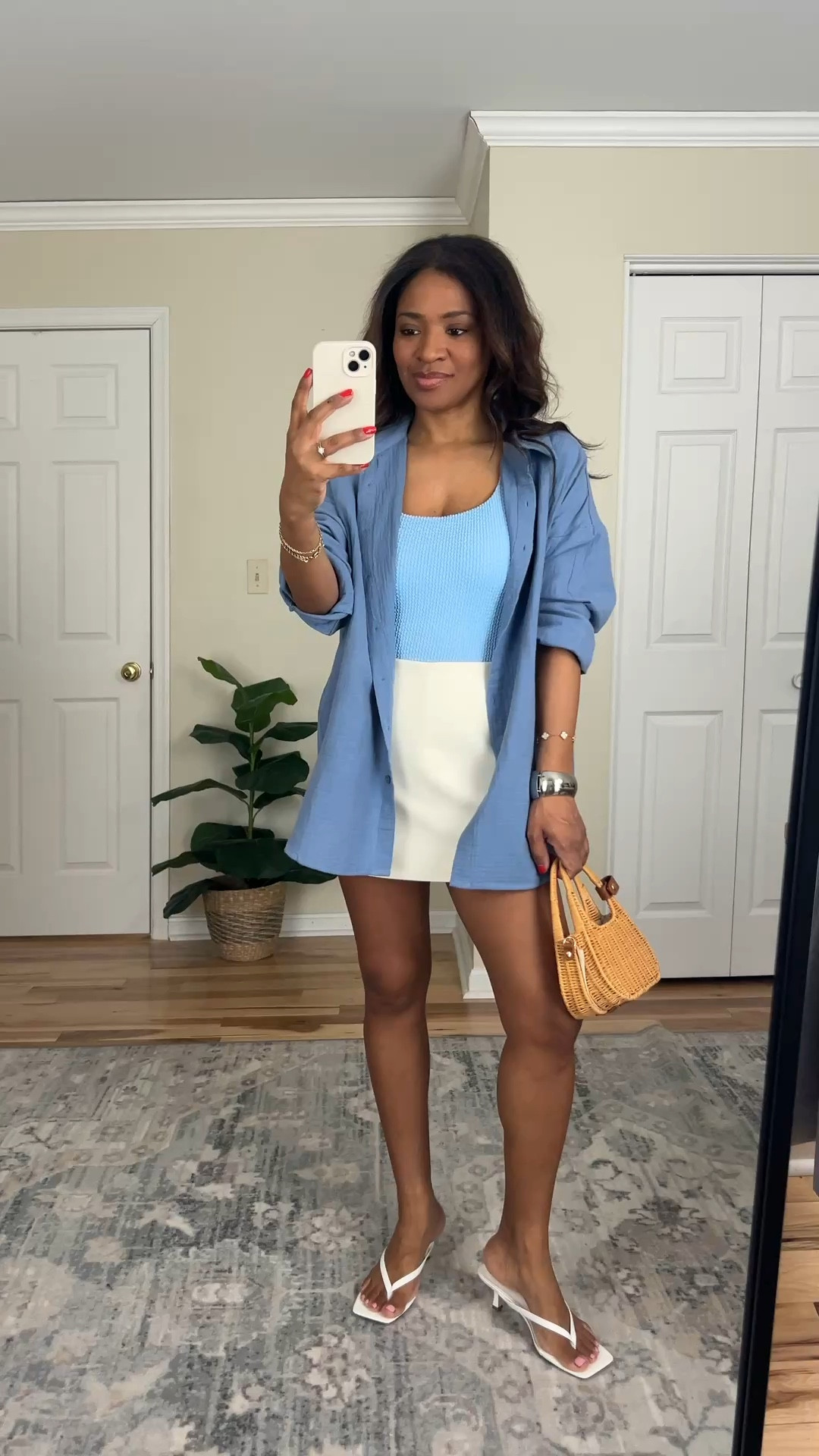 Wearing a medium in the one piece swim suit and set! Small in skort. Linking similar ones. Shoes are TTS 

