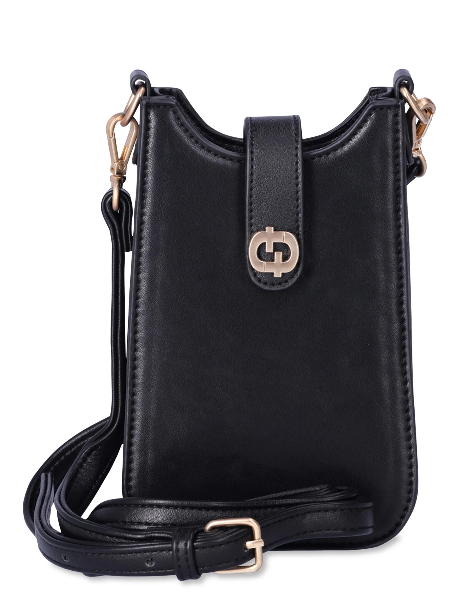 Time and Tru Women's Rowan Tab Cellie, Black | Walmart (US)