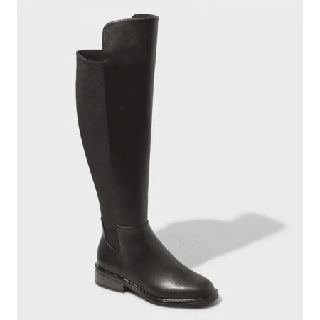 Women s Hope Black Tall Ankle Zip Riding Boots 7 | Walmart (US)