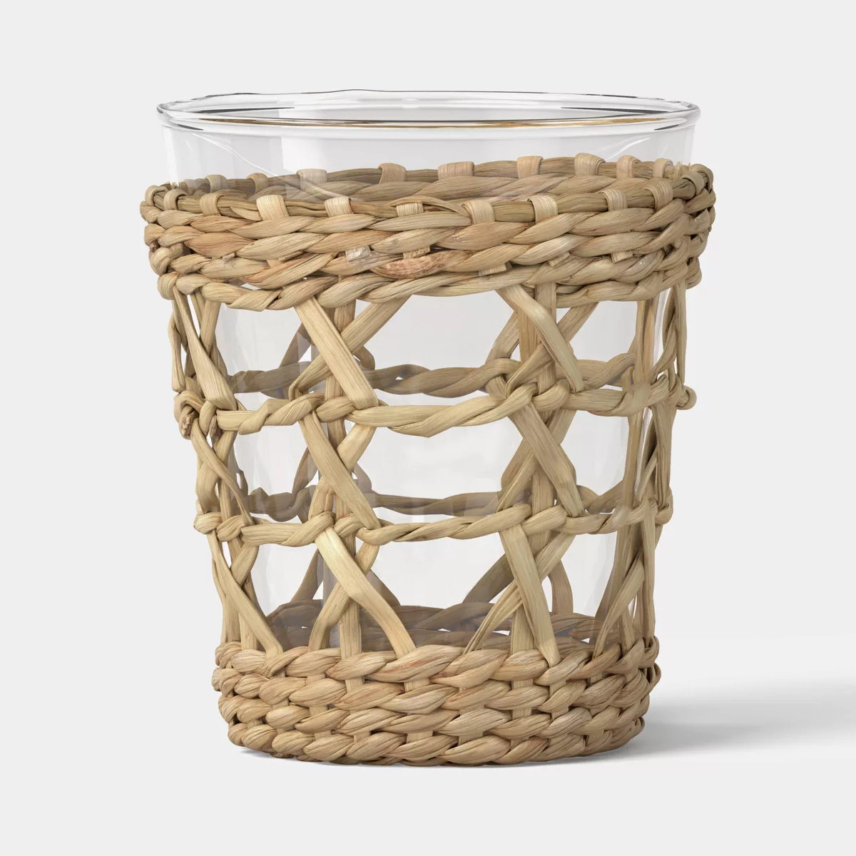 16.9oz Woven Rattan Glass - Threshold™ | Target