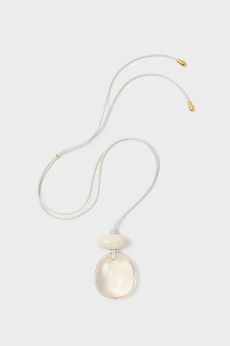 White Lune Cord Necklace | Tuckernuck (US)