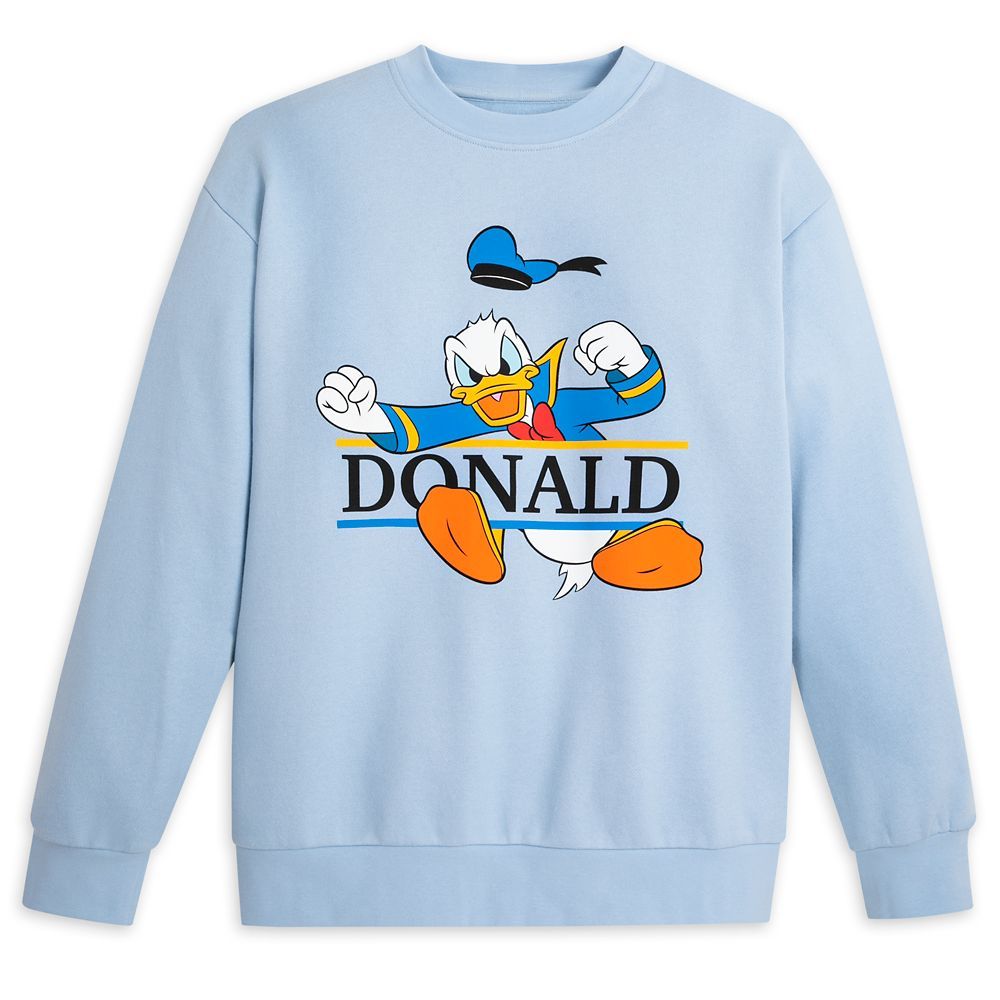 Donald Duck Pullover Sweatshirt for Adults | Disney Store