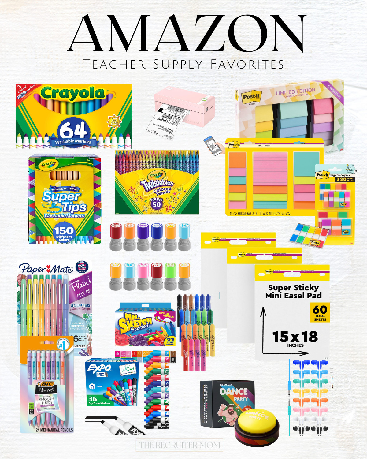 Amazon teacher supply favorites because every teacher deserves their own special supplies! Perfect to grab for teacher back to school gifts!

#LTKmomlife #LTKSeasonal #LTKKids