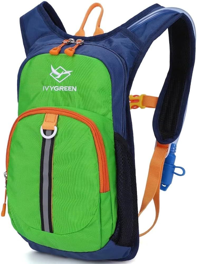 Ivygreen Kids Hydration Backpack, Hiking Backpack for Boys or Girls with 1.5L Water Bladder | Amazon (US)