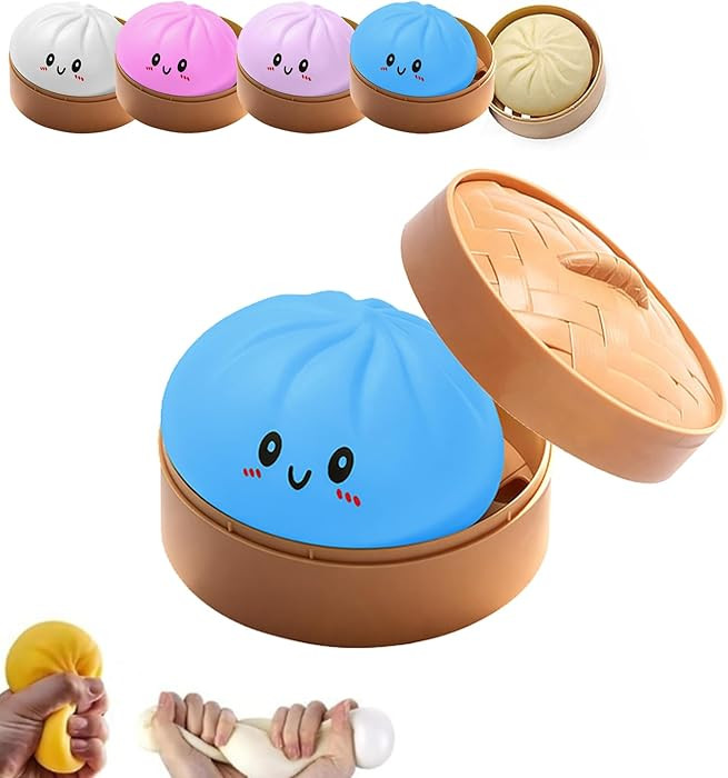 Dumpling Squishy, Giant Squishy Dumpling Toy, Mystery Dumplings Squishies, Soft Squeeze Decompres... | Amazon (US)