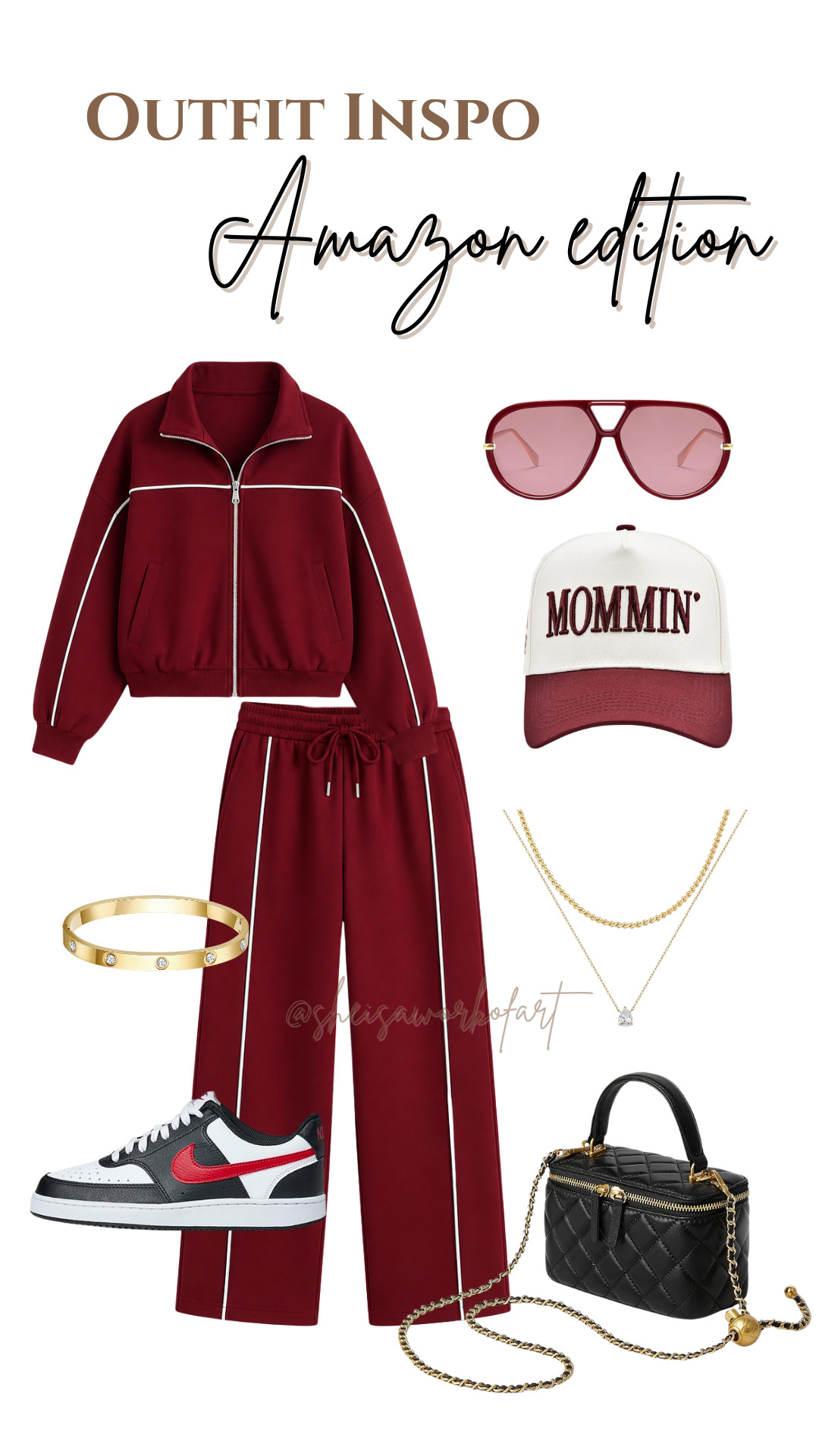 Your go-to errand look ❤️ Comfy matching set, sneakers, and easy accessories—perfect for busy days on the go. Everything linked!

#LTKStyle #LTKFinds #AmazonFashion #ErrandOutfit #CasualChic #EverydayStyle #OOTD #OnTheGoStyle #Athleisure #EffortlessLook 

 #LTKgrwm #LTKootd #LTKU