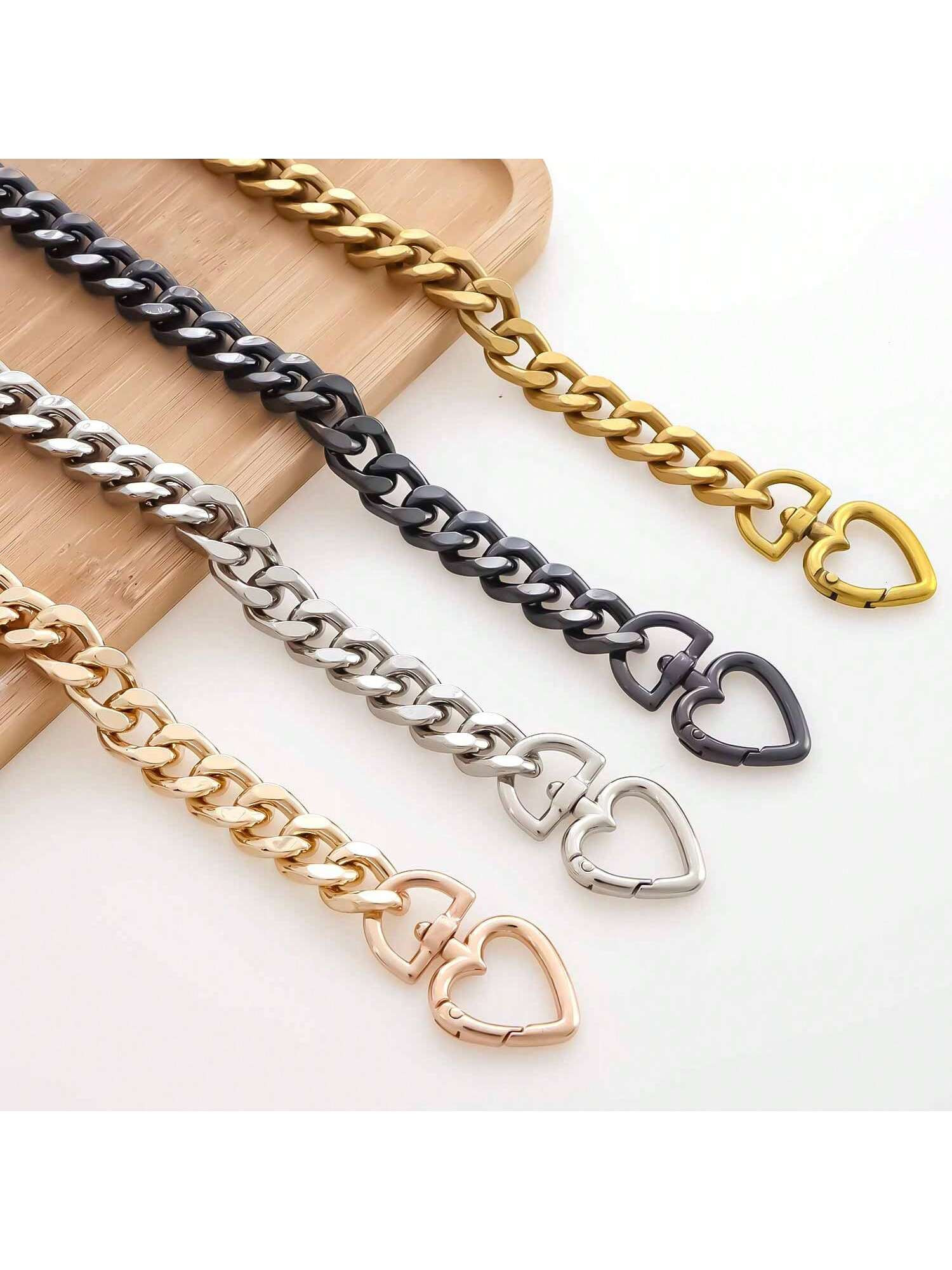 1pc Heart Shape Metal Purse Chain Strap Extender For Accessory Charms, Crossbody Shoulder Handbag... | SHEIN
