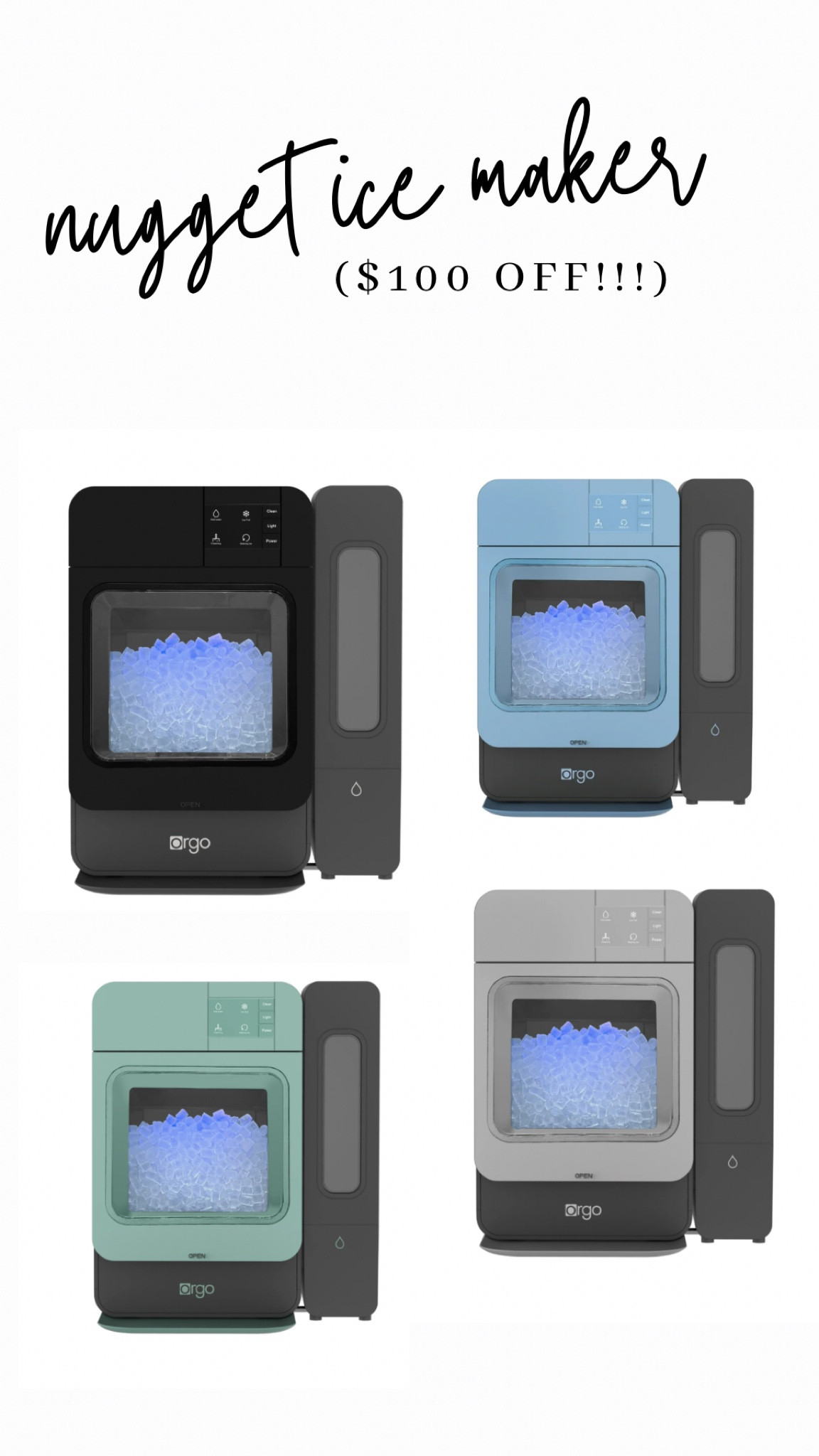 Ok- we’ve all seen the super viral, super EXPENSIVE nugget ice maker that everyone seems to have. This is an amazing alternative. 


ice maker, kitchen gadgets, nugget ice, gift guide

#LTKsalealert

#LTKSeasonal #LTKHome #LTKActive