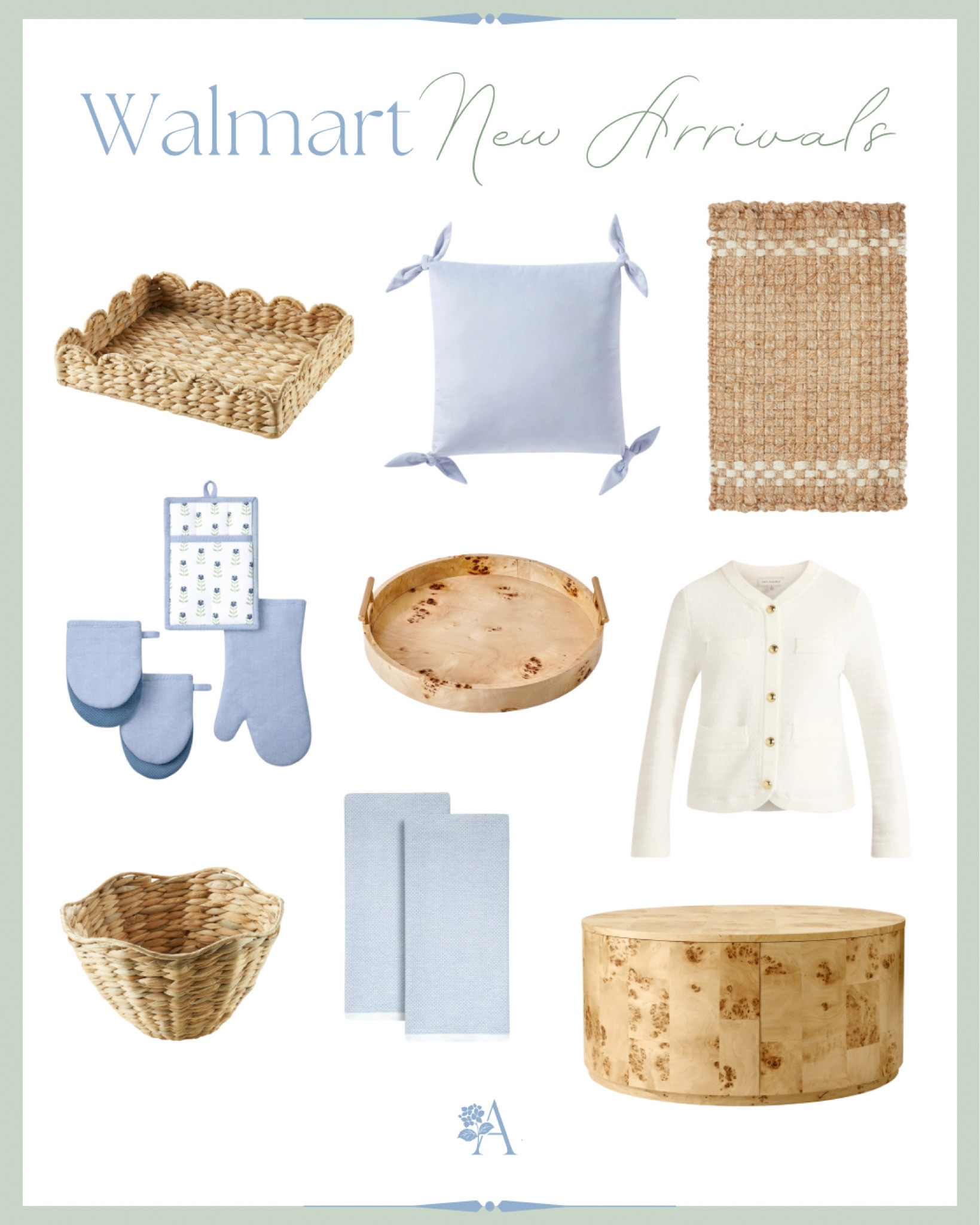 Classic coastal new arrivals from Walmart! 

Walmart home, Walmart fashion, Walmart decor, Walmart furniture, Burlwood coffee table, blue and white decor, grandmillennial, Grandmillennial decor, Grandmillennial style 

#LTKStyleTip #LTKHome